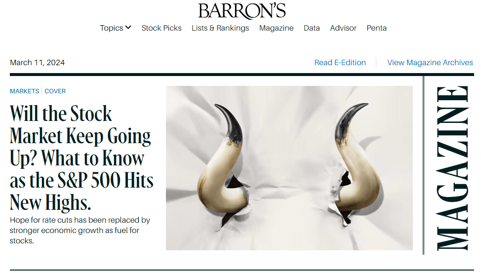 Market Call: The Front-Cover Curse Already?